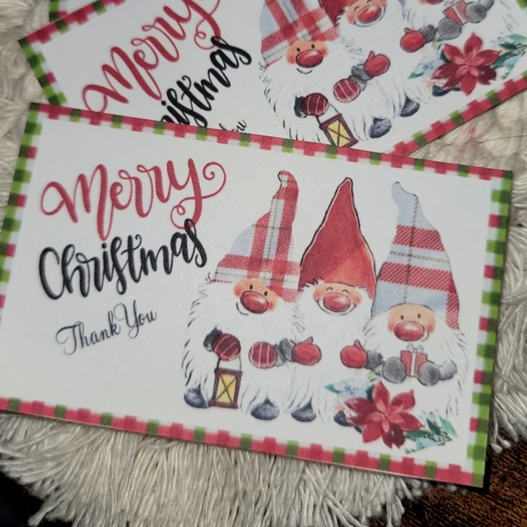 Christmas Gnome thank you cards( Pair up my gnome polymailer) - Picture 2 of 3